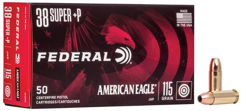 Federal American Eagle 38 Super 115gr JHP