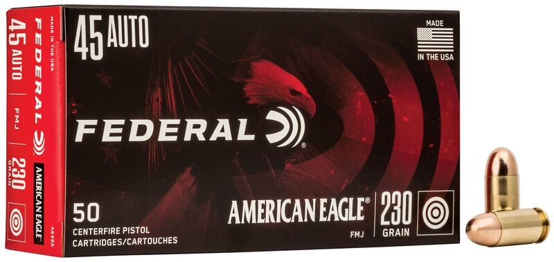 Federal American Eagle 45 ACP 230GR FMJ