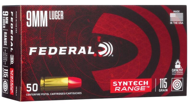 Federal American Eagle 9MM Luger 115GR Total Synthetic Jacket