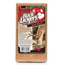 BUCK LICKERS  APPLE MINERAL  BLOCK   4 LB