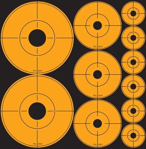 Pro-Shot Orange Peel & Stick Assorted 10 Sheets