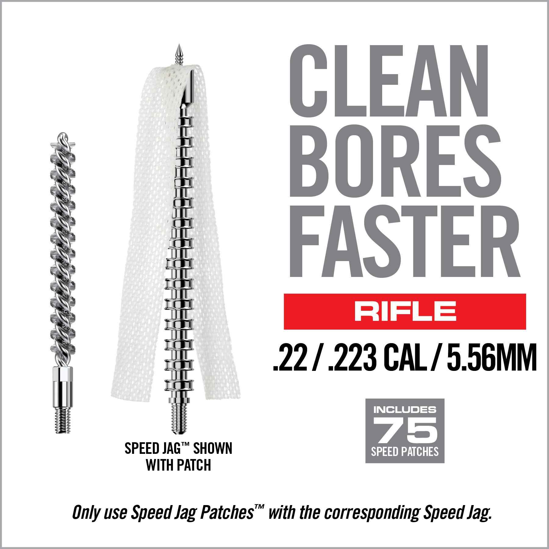 Real Avid Bore-Max® Speed Clean System™ - .22 / .223 / 5.56mm