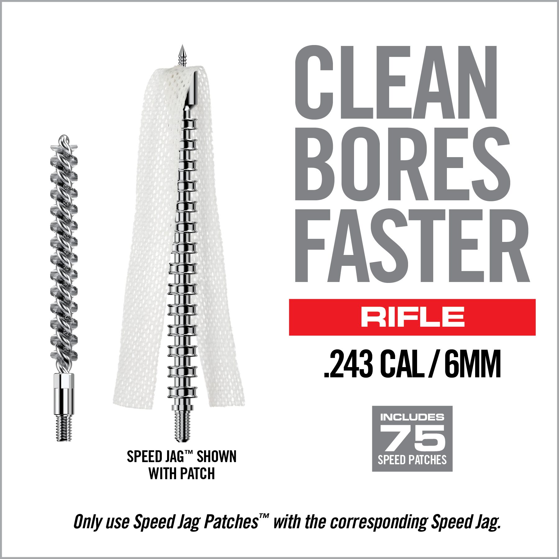 Real Avid Bore-Max® Speed Clean System™ - .243 / 6mm