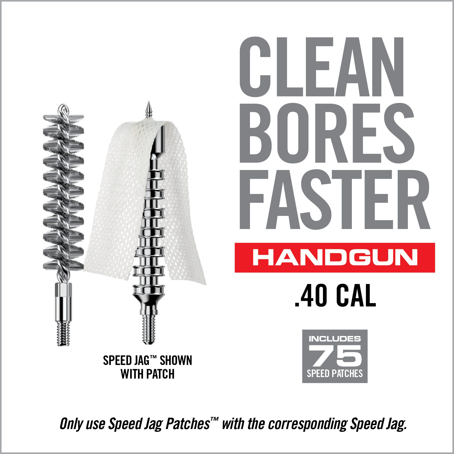 Real Avid Bore-Max® Speed Clean System™ - .40 Cal