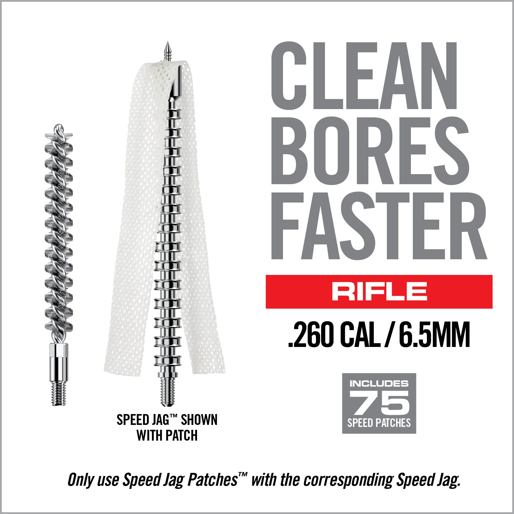 Real Avid Bore-Max® Speed Clean System™ - 6.5mm / .260