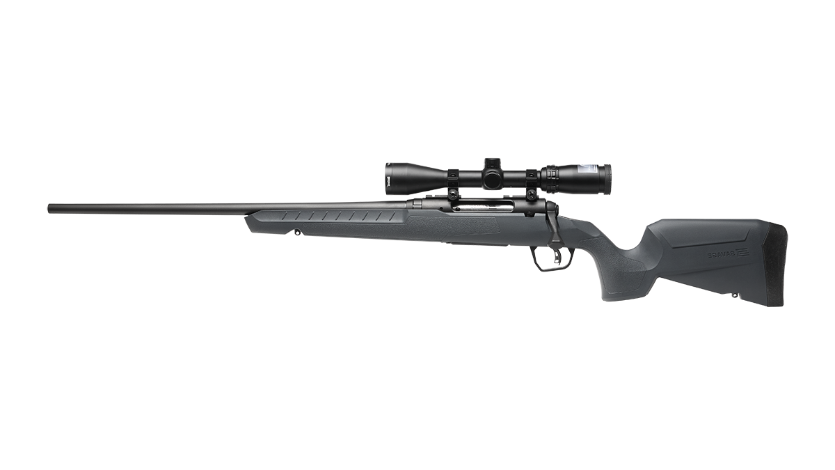 Savage Arms Axis 2 XP Compact Left Hand .243 Win 20" Bbl Gray Synthetic W/ Bus 3-9X40