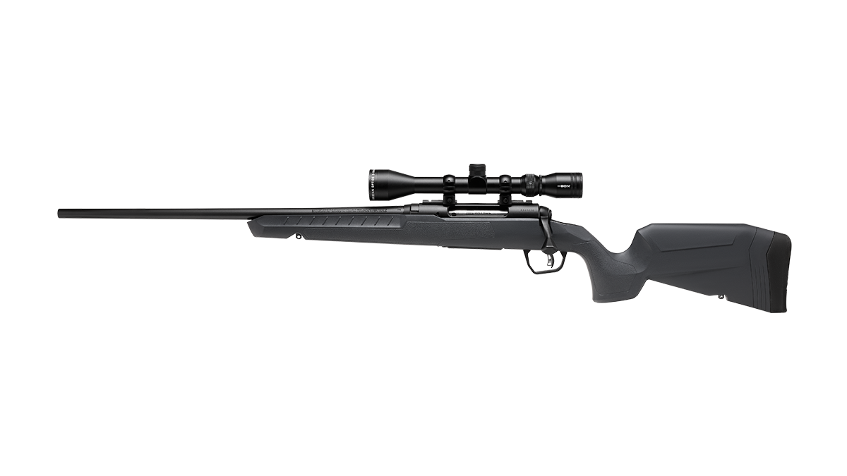 Savage Arms Axis 2 XP Left Hand .270 Win 22" Bbl Gray Synthetic W/ Bus 3-9X40 Bolt Act