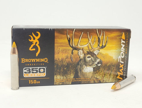 Browning Max Point 350 Legend 150gr Ammunition - 20 Rounds