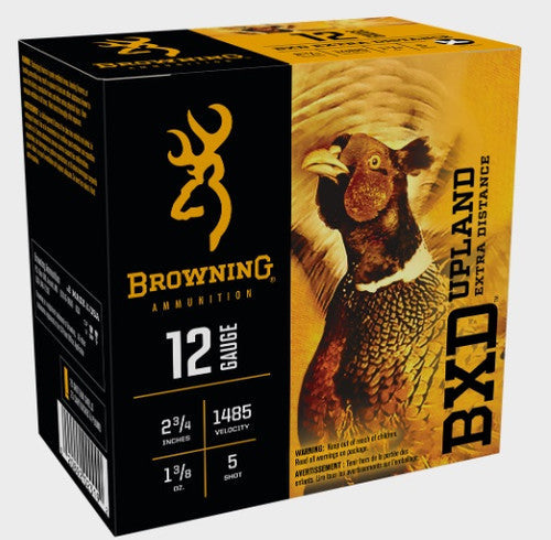 Browning BXD Upland Shotgun Ammunition - 12 Gauge 2.75 in — 1-3/8 oz #5