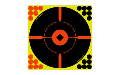 Birchwood Casey, Shoot-N-C Target, Round, Crosshair Bullseye, 12", 5 Targets