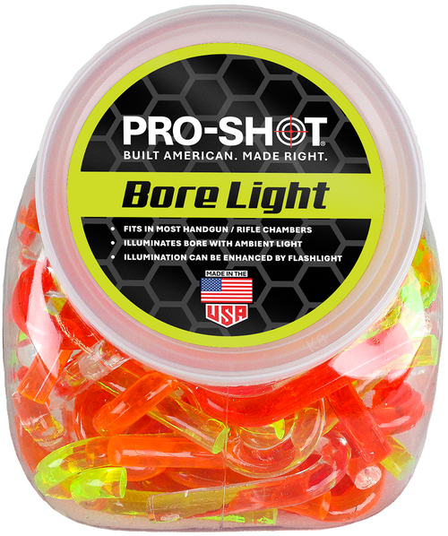 Pro-Shot Mixed Color Bore Light Globes - 100 Count