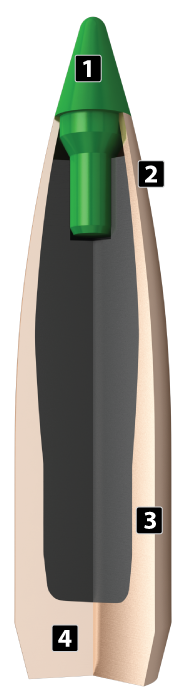 Nosler 6mm Creedmoor 95gr Ballistic Tip Ammunition product image