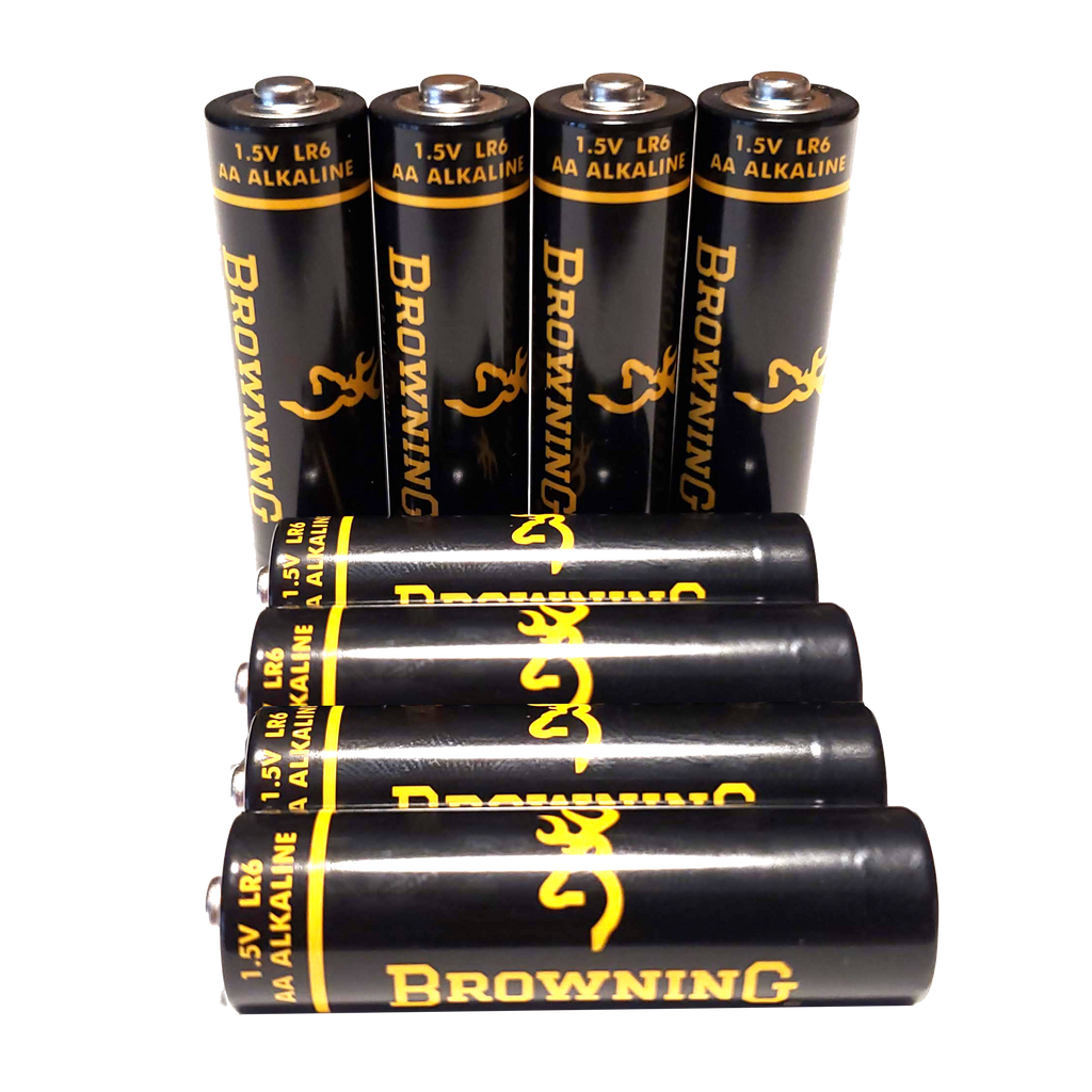 Browning Trail Camera AA Alkaline Batteries – 8 Pack
