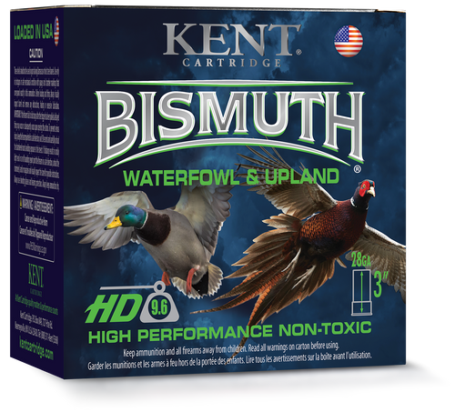 Kent Bismuth Waterfowl & Upland 28 Gauge shotshell ammunition
