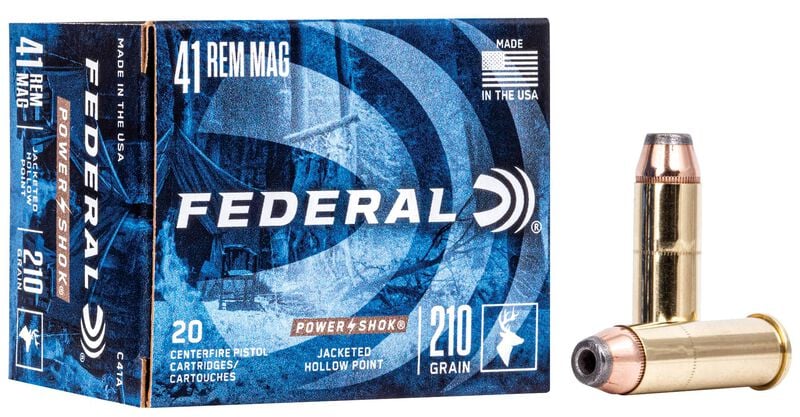 Federal 41 Rem Mag 210GR JHP 20RD/BOX