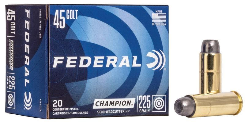 Federal 45 Colt 225GR Lead SWHP