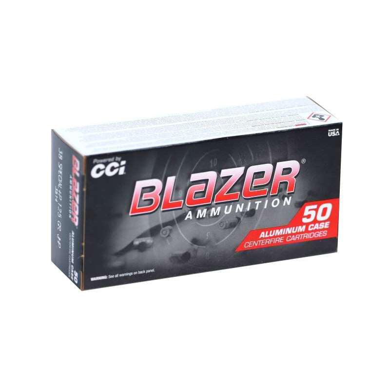CCI Blazer Aluminum 38 Special +P 125gr Jacketed Hollow Point - 50 Count