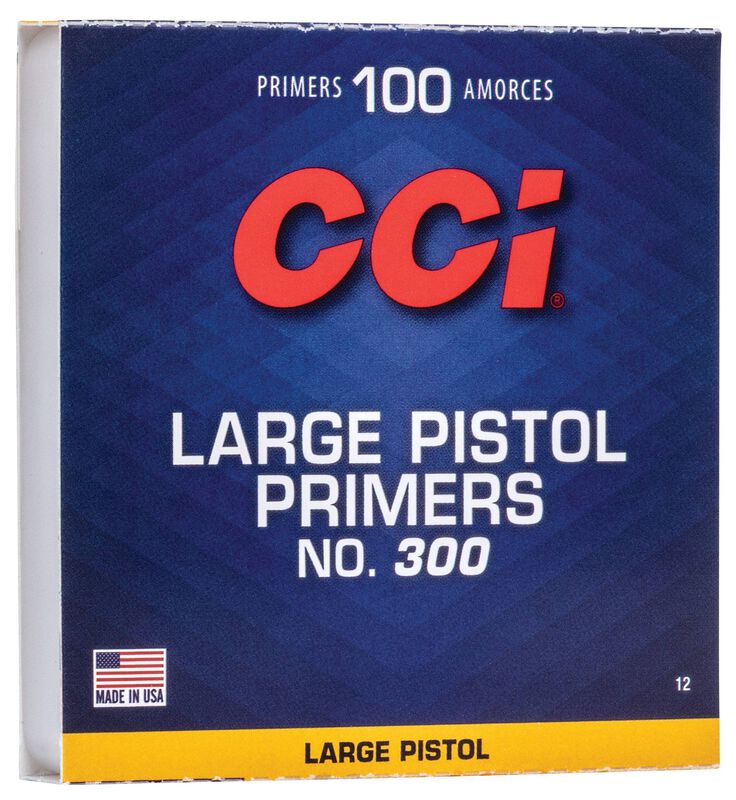 CCI No. 300 Large Pistol Primers - 1000 Count