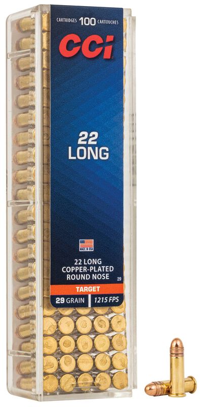 CCI Long - .22 Long, 29 Grain CPRN, 100 Rounds
