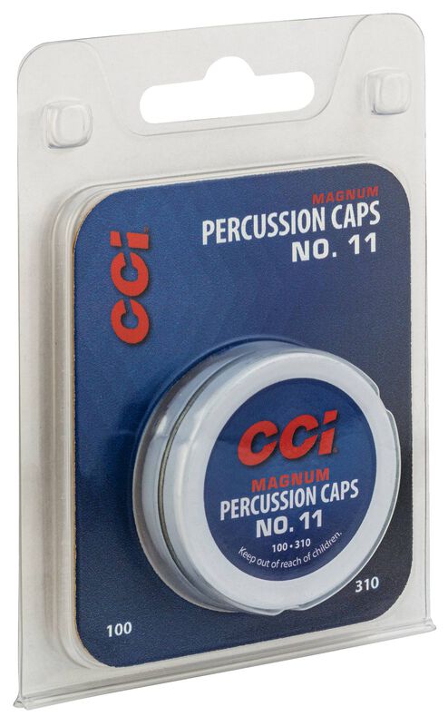 CCI No. 11 Magnum Percussion Caps - 100 Count