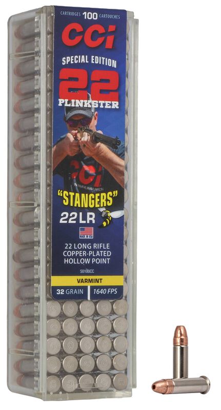 CCI Stangers - .22 LR, 32 Grain CPHP, 100 Rounds