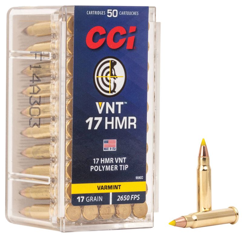 CCI VNT - .17 HMR, 17 Grain VNT, 50 Rounds