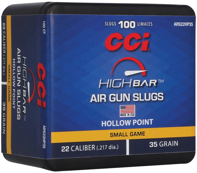 CCI High Bar .22 Cal 35gr Hollow Point Air Gun Slugs - 100 Count