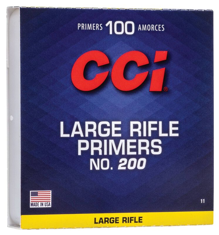 CCI No. 200 Large Rifle Primers - 1000 Count