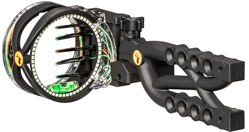 Trophy Ridge Sight Cypher 5 Pin .019 Black Sight Black W/ Sight Light Right & Left Hand