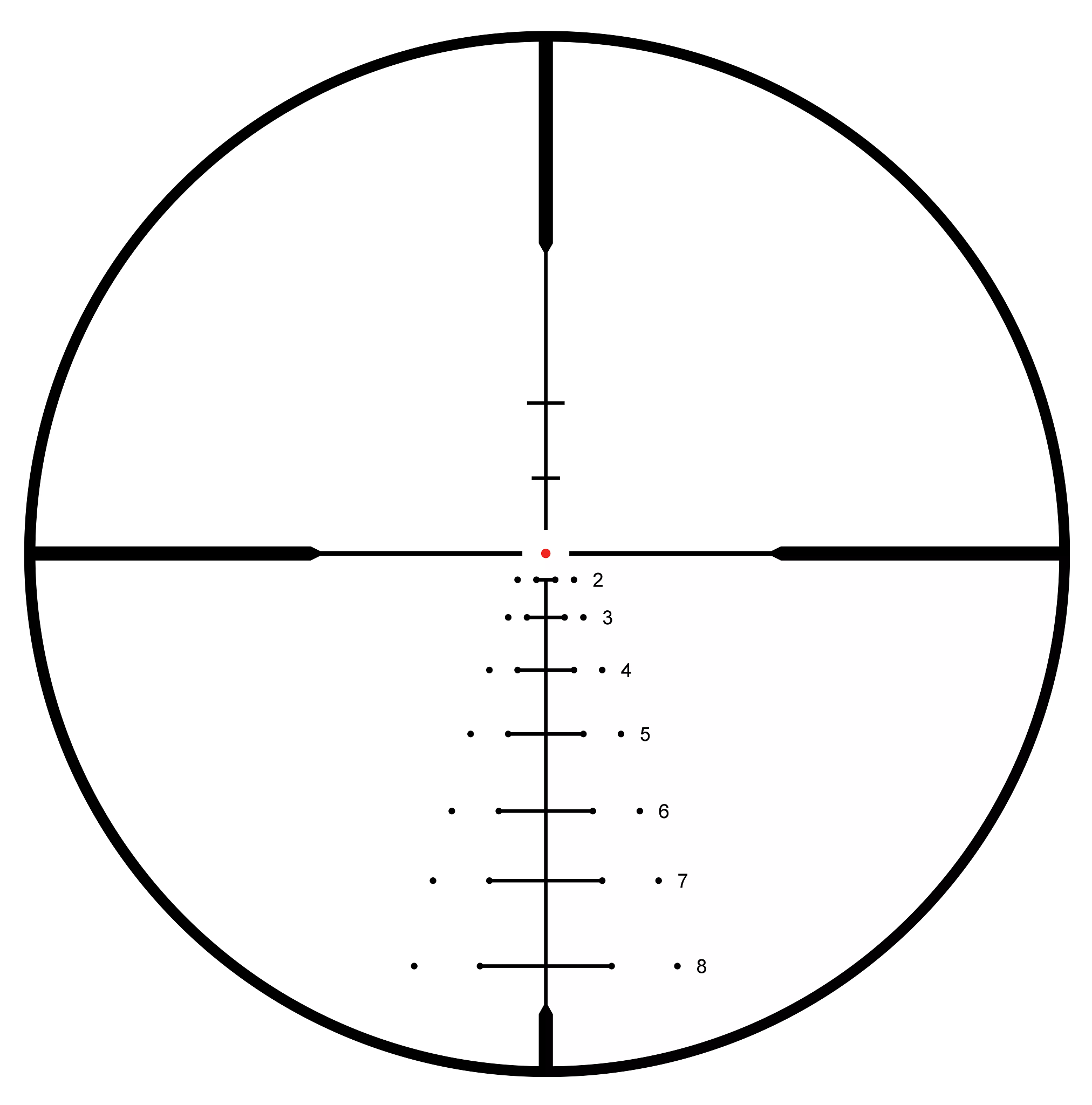 Bushnell R5 3-9X40 Riflescopes - Illuminated Multi-X