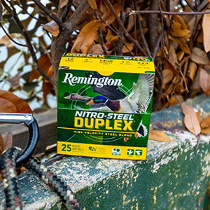 Remington - Nitro Steel - 12 Ga 3" - 1 1/4 oz - 2X4 Duplex Shot - 25 Rounds