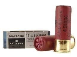 Federal 12 Gauge 2-3/4" 4 Buck