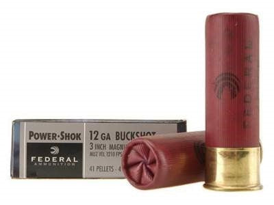 Federal 12 Gauge 3" 4 Buck