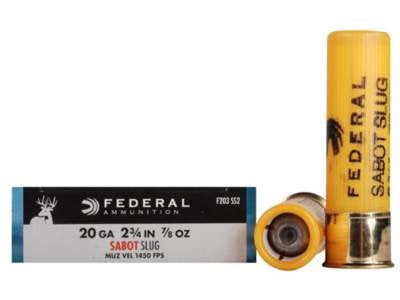 Federal 20 Gauge 2-3/4" 7/8 Oz. Sabot Slug