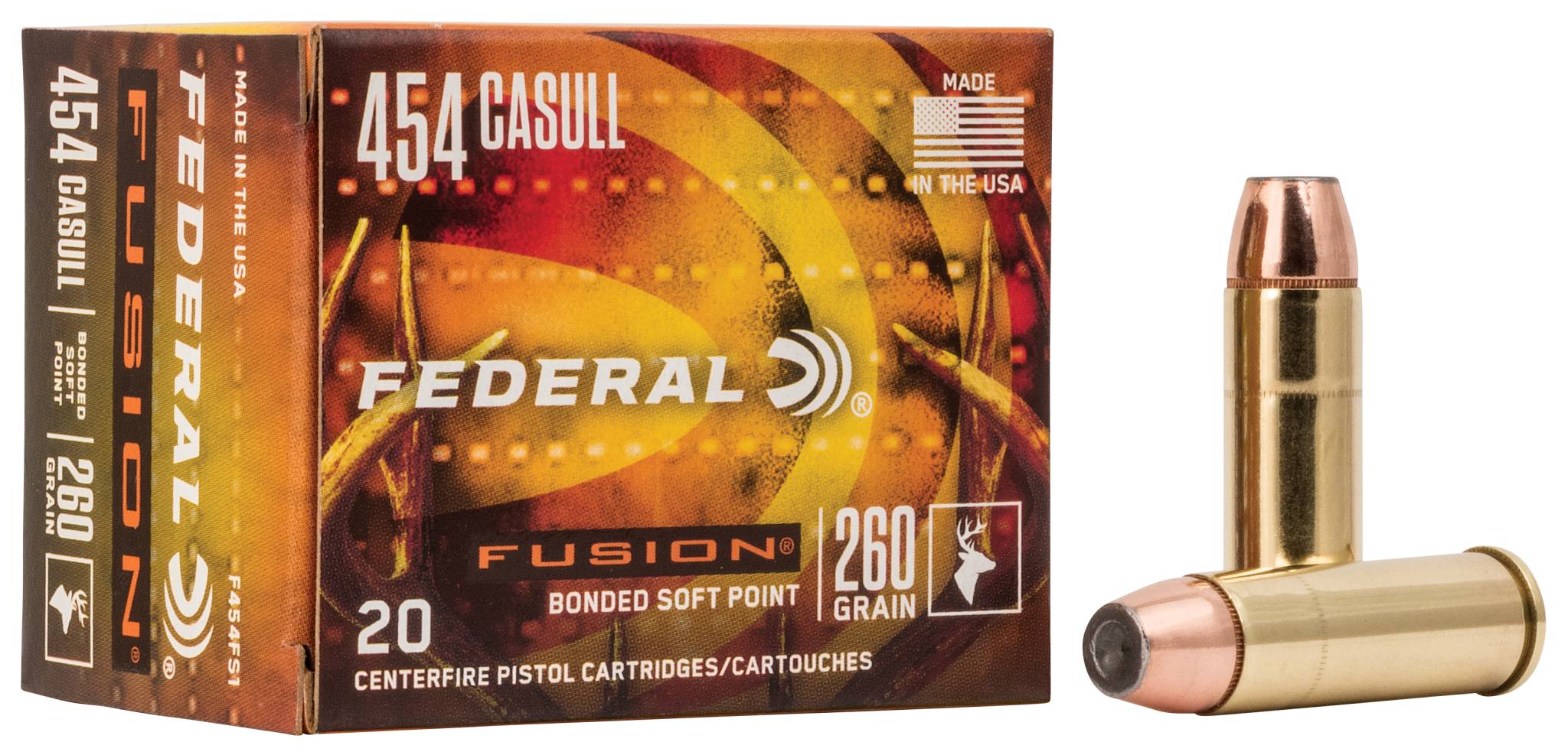 Federal Fusion 454 Casull 260gr product image