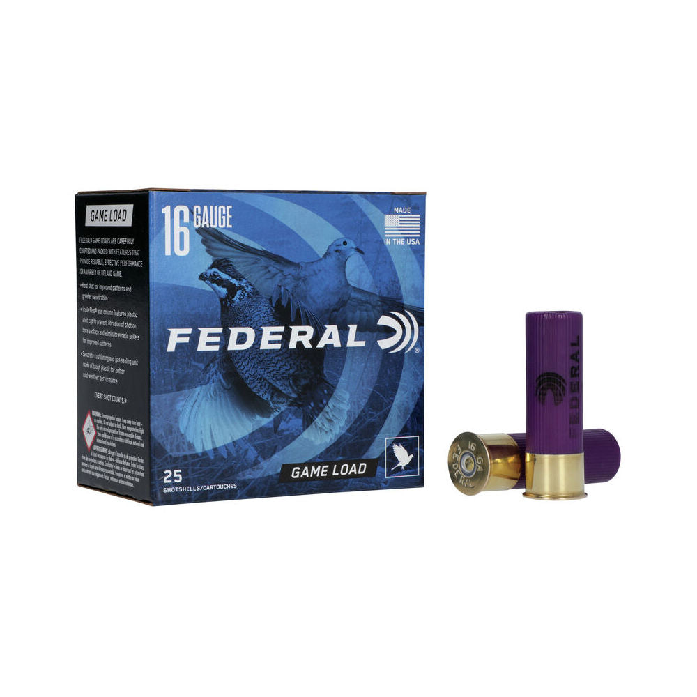 Federal Game-Shok 16 Gauge Game Load 1 Oz. #6