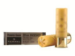FEDERAL PREMIUM 20GA 23/4 BUCKSHOT 20 PELLETS #3 BUCK-High Falls Outfitters