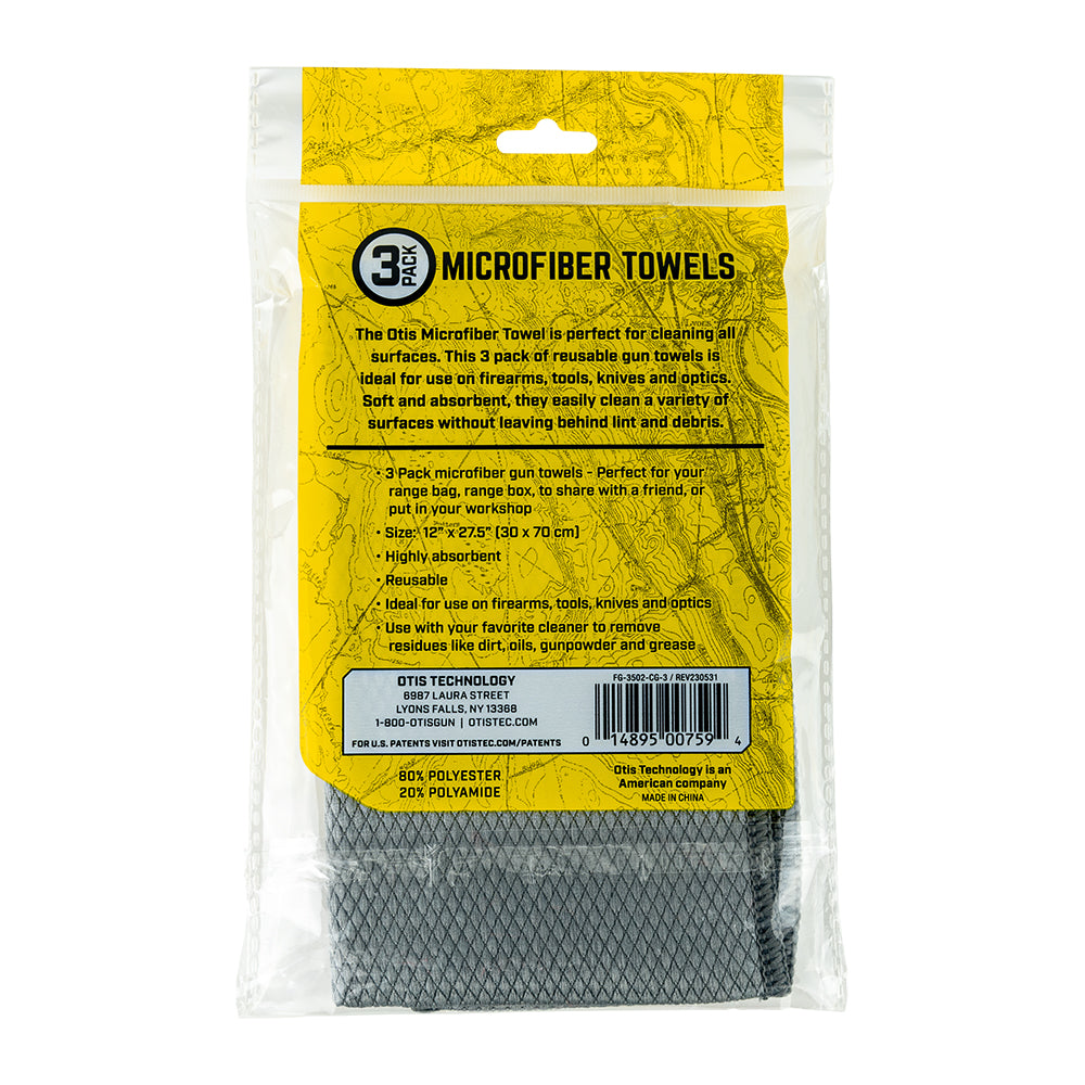 Otis Microfiber Gun Towels 12 x 27.5 in, 3 Pack detail image 2