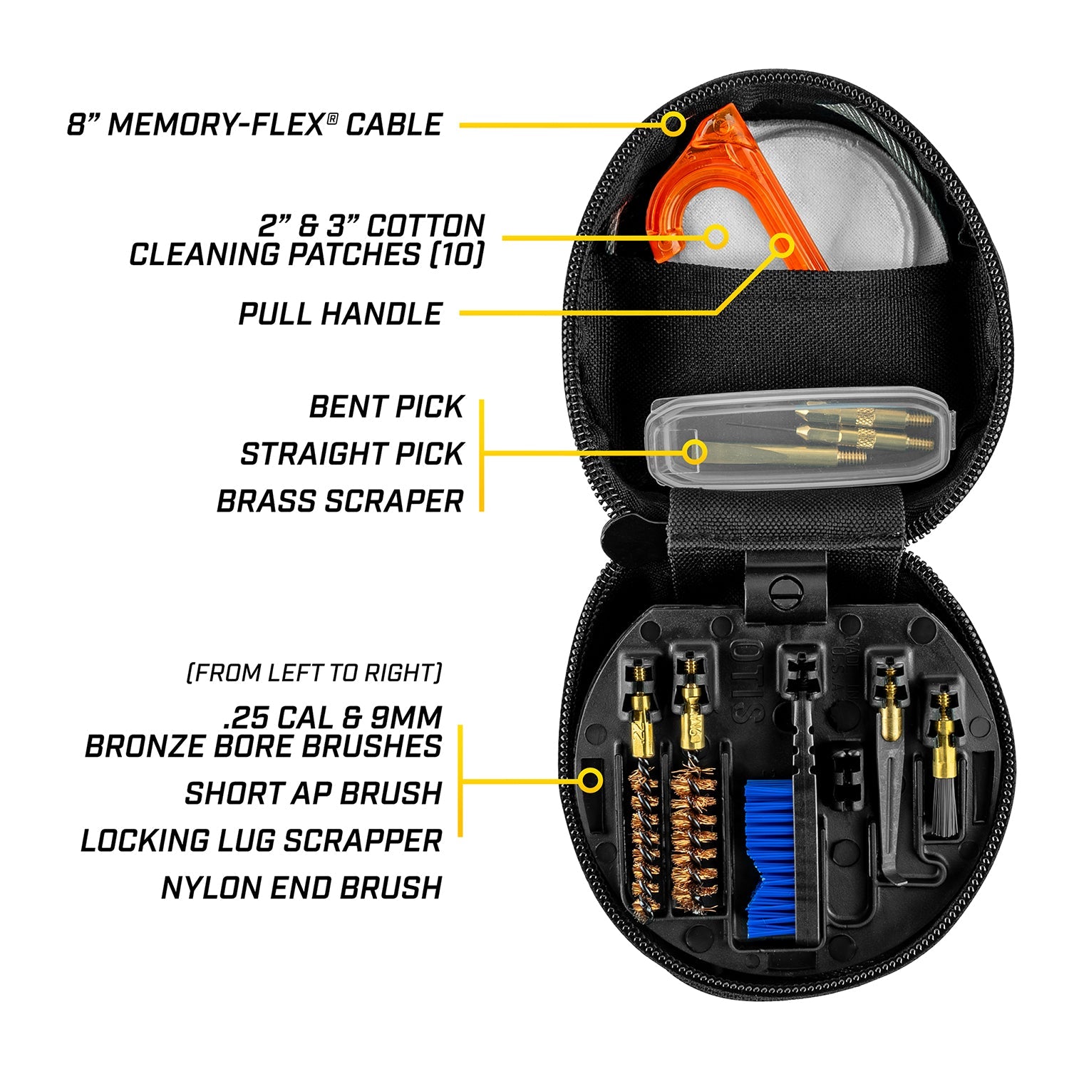 Otis 3-Gun Competition Cleaning Kit .223/9mm/12 GA detail image 4