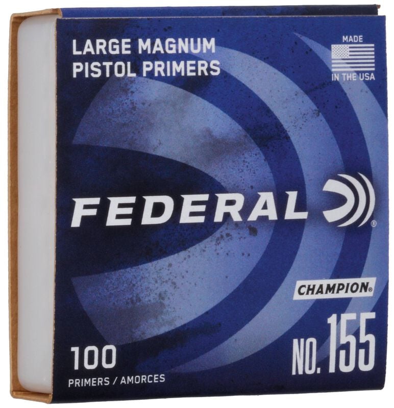 Federal Champion Cf Large Magnum Pistol Primer - 100 Count