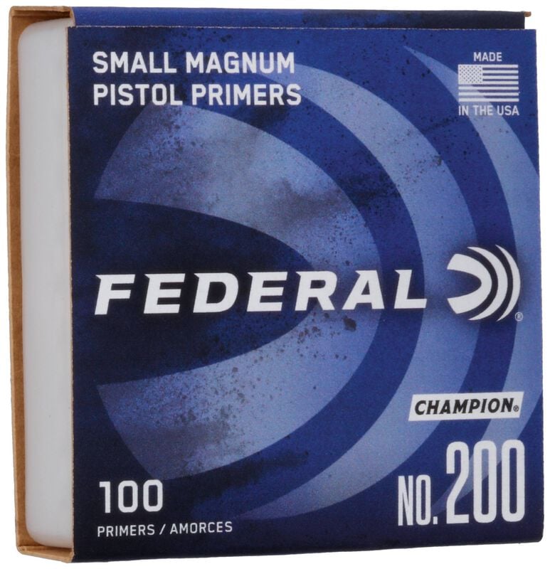 Federal Champion Cf Small Magnum Pistol Primer - 100 Count