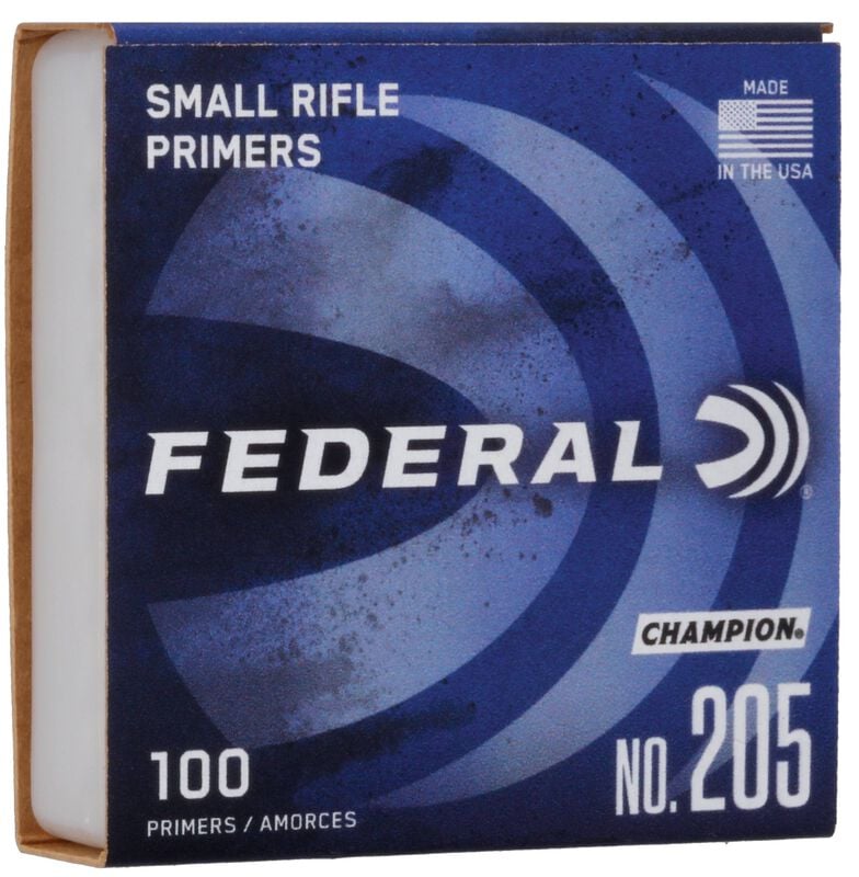Federal Champion Centerfire Small Rifle Primer - 100 Count