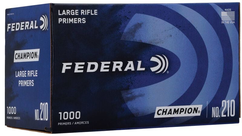 Federal Champion Large Rifle Primers 1,000-count