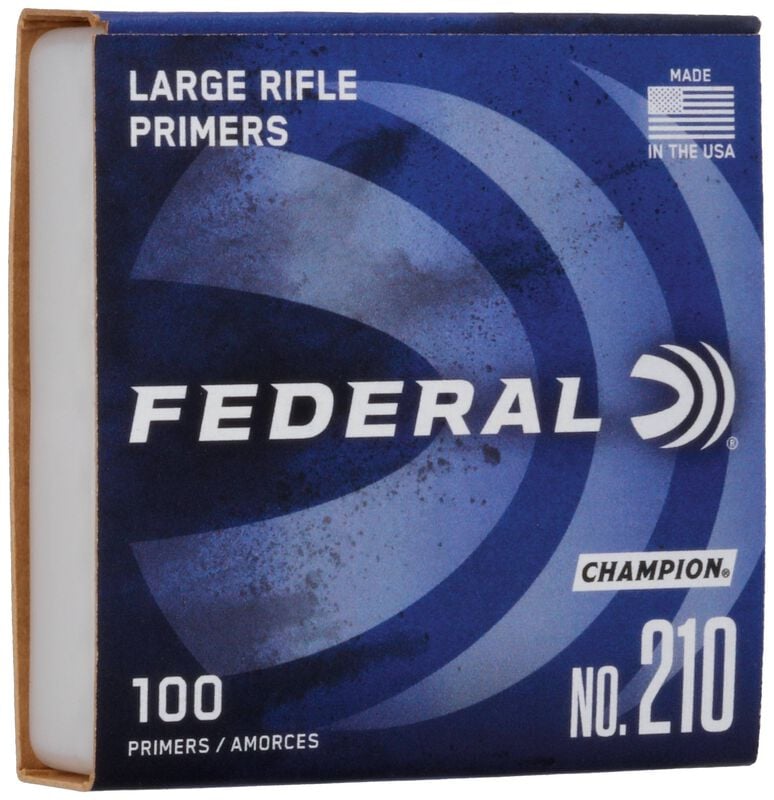 Federal Champion Centerfire Large Rifle Primer - 100 Count