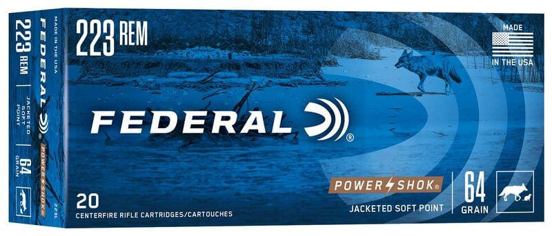 Federal 223 Rem 64gr JSP