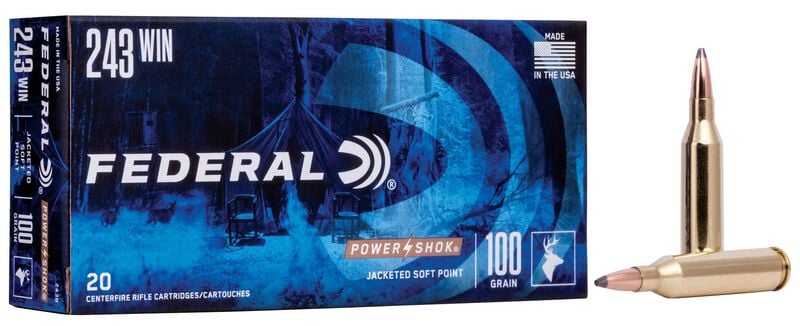 Federal 243 Win 100GR Power Shok SP