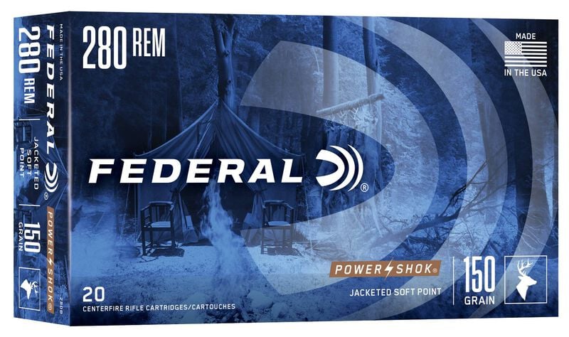 Federal Power-Shok 280 Rem 150GR SP