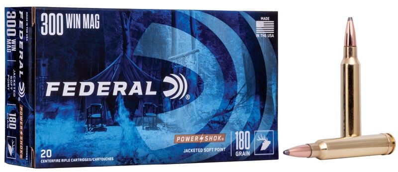 Federal Power-Shok 300 Win Mag 180gr SP