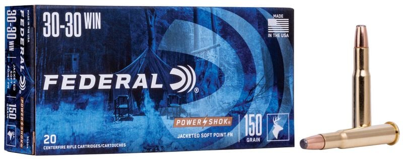Federal Power-Shok 30-30 Win 150GR SP Fn