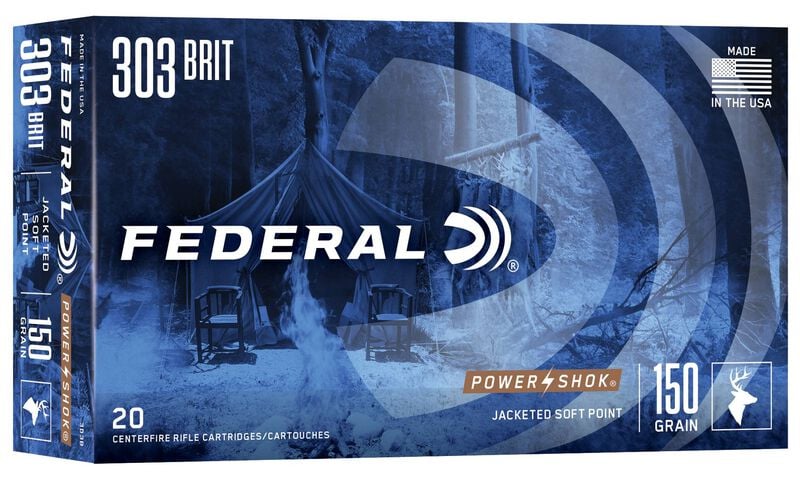 Federal Power-Shok 303 British 150GR SP